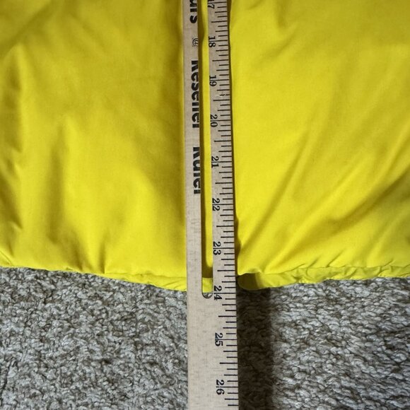 Tommy Hilfiger Yellow Puffer Jacket Womens Large Down Fill Winter Coat - Picture 10 of 10
